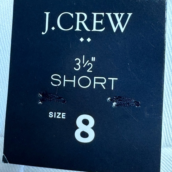 NWT J. Crew 3.5" classic chino short SZ 8 White - Picture 6 of 6